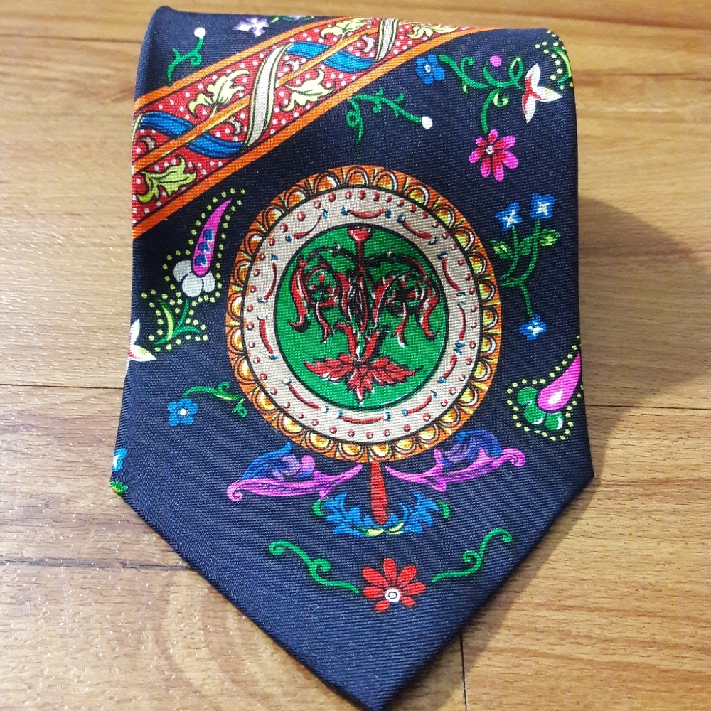 Stylvs Mens 100% Silk Necktie - Picture 7 of 10